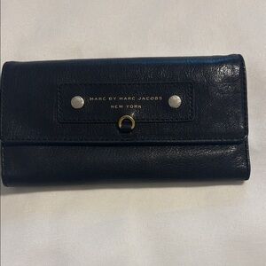 Marc by Marc Jacobs Black Leather Clutch EUC